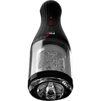 PDX Elite - masturbateur automatique homme - vagin réaliste - transparent/noir