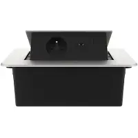 Livolo  | Argent | 2 | Poussière de socket pop-up | Construit -in | France |