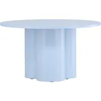 Ebuy24 Olivia table basse Ø80 cm bleu.