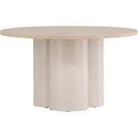Ebuy24 Olivia table basse Ø80 cm naturel.