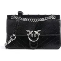 Pinko Sac bandoulière 'Love One Light Mini Vitello Wr' noir