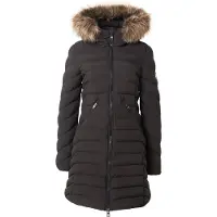 Superdry pour femme. W5011999A Manteau Fuji Faux noir (M), Casuel, Polyester