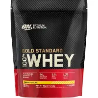 Optimum Nutrition Gold Standard 100% Whey Protein, saveur crème de banane 450 g (15 portions)