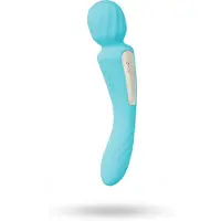 LELO Switch 2v1 Baguette de massage et vibromasseur Blue 21.3 cm