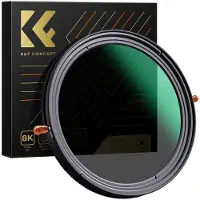 K&F Concept CPL&Variable ND Filtre ND2-ND32 Nano X 82mm (82 mm, Filtre polarisant), Filtre photo, Noir