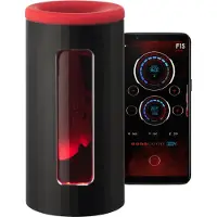 LELO F1s V2 - masturbateur interactif automatique - silicone rouge