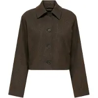 ONLY Veste mi-saison 'ONLALEX' brun foncé