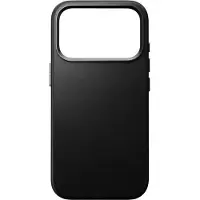 Nomad Coque arrière Traditional Leather avec MagSafe Apple iPhone 17 Pro - Noir