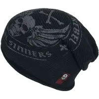 Rock Rebel by EMP Bonnet de - pour Unisexe - noir - Taille Standard