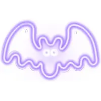 COFI Neolia NNE14 veilleuse néon plexiglas LED chauve-souris enseigne lumineuse LED signe violet