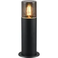 TRIO Lampe de jardin Hoosic noir 30cm