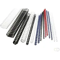 GBC Din A4 25 Mm Binding Comb 50 Units Blanc Enfants
