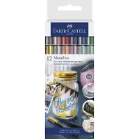 Faber-Castell Marqueur - Métallique - 12 pces - - UneTaille - Marqueur