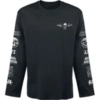 Avenged Sevenfold T-shirt manches longues de - Logo - S - XXL - pour Homme - noir - Taille L