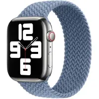 Apple Bracelet Solo tressé Watch | 38/40/41/42 mm - Taille 1 - Slate Blue