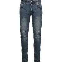 Black premium by emp Jean de - Pete (Straight Fit) - W30L32 - W34L34 - pour Homme - bleu foncé - Taille W33L34