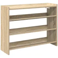 vidaXL Étagère à chaussures chêne sonoma 80x25x62 cm bois d'ingénierie