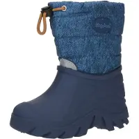 Playshoes Bottes de neige bleu marine / bleu denim