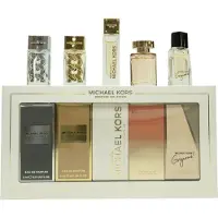 Michael Kors Fragrance Gift Set 5ml Gorgeous EDP + 4ml Wonderlust EDP + 5ml Sexy Amber EDP + 5ml Pour Femme EDP + 5ml Pour Homme EDP