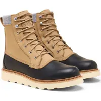 Sorel - Bottines imperméables - Slabtown 62' Caribou WP M Buff Black pour Homme en Cuir - Taille 43 - Noir
