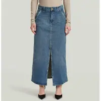 G-Star Jupe Revynn Long - Bleu moyen - Femmes
