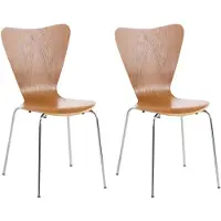 CLP lot de 2 chaises visiteurs Calisto