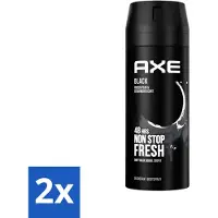 Axe Déodorant corporel noir 150 ml - Pack économique - 2 pièces