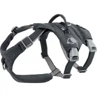 Hurtta Harnais de sécurité Safeguard ECO, pour chiens de toutes races, gris, en textile polyester, longueur 45 cm, adapté pour la traction