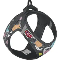 Curli Vest Geschirr Air-Mesh LE25 S Comic schwarz