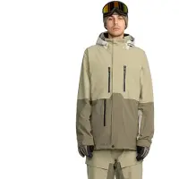 Volcom - Veste de snow imperméable et respirante - Rnge Stretch 30K Jacket Moss Green pour Homme - Taille M - Vert