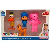 Bandai Friends Pocoyo With Figure 4 Units Rose
