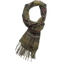 Barbour Écharpe Wool Cashmere Tartan Scarf Classic