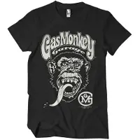 Gas Monkey Garage T-Shirt Manches courtes de - Big Brand Logo - S - XL - pour Homme - noir - Taille L