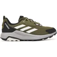 Adidas Chaussure basse 'Anylander' olive / noir / blanc
