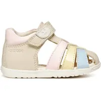 Geox Sandales 'Maccnia' écru / beige clair / bleu clair / rosé
