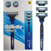 Gillette Mach3 Sport Systemklingen 3er + Handstück