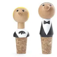 Kikkerland Lot 2 bouchons M. Mme