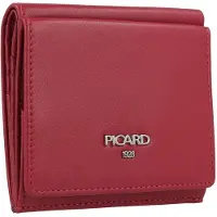 PICARD Porte-monnaies 'Bingo' rouge sang / argent