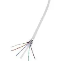 TRU COMPONENTS Câble réseau CAT 6 F/UTP CAT 6/CCA 1567179 4 x 2 x 0.27 mm² blanc 305 m