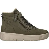 Remonte Bottines à lacets gris / vert