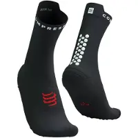 Compressport Chaussettes Pro Racing V4.0 Run High noir rouge, Taille Taille 2