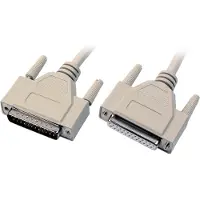 EFB Elektronik Câble de données série 1:1, 2x DSub 25, M-F, 2,0m, beige -