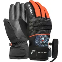 Reusch Gants de sport 'Warrior R-TEX XT' bleu marine / orange / noir / blanc cassé