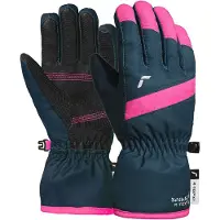 Reusch Gants de sport 'Wonder' bleu foncé / rose clair / noir / blanc