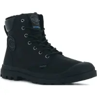 Palladium Baskets hautes 'Pampa' bleu / noir
