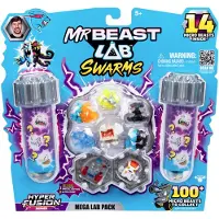 BEAST LAB Mr. Beast Lab Swarms Minifiguren 14er-Pack Mega Lab 1 3 cm Sortiment (4)