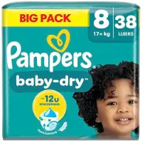 Pampers Baby Dry Gr.8 Extra Large 17+kg Big Pack Windeln