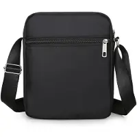 INF Sac à bandoulière en nylon pour homme Six fermetures à glissière