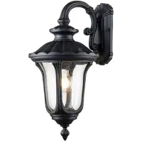 Elstead Lighting Applique murale extérieure classique noire E27 60 W Chicago Elstead