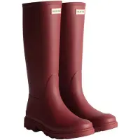 Hunter pour femme. FRU0001251 Bottes hautes Downpour bordeaux (38), Plat, Aucun, Casuel, Grenat, PVC